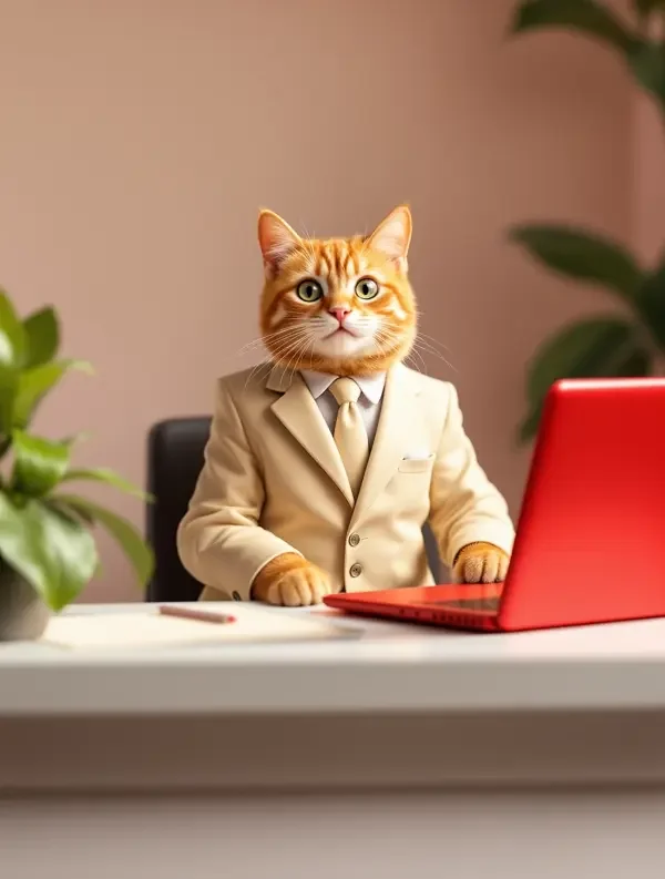 我的老板是只橘猫 短剧封面 - 黄果短剧APP喜剧搞笑
